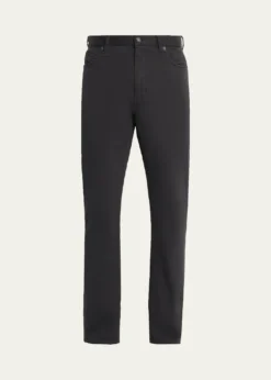 ZEGNAMen's Stretch Gabardine Slim Five-Pocket Pants