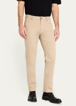 ZEGNAMen's Stretch Gabardine Slim Five-Pocket Pants