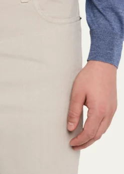 ZEGNAMen's Stretch Straight Leg Five-Pocket Pants