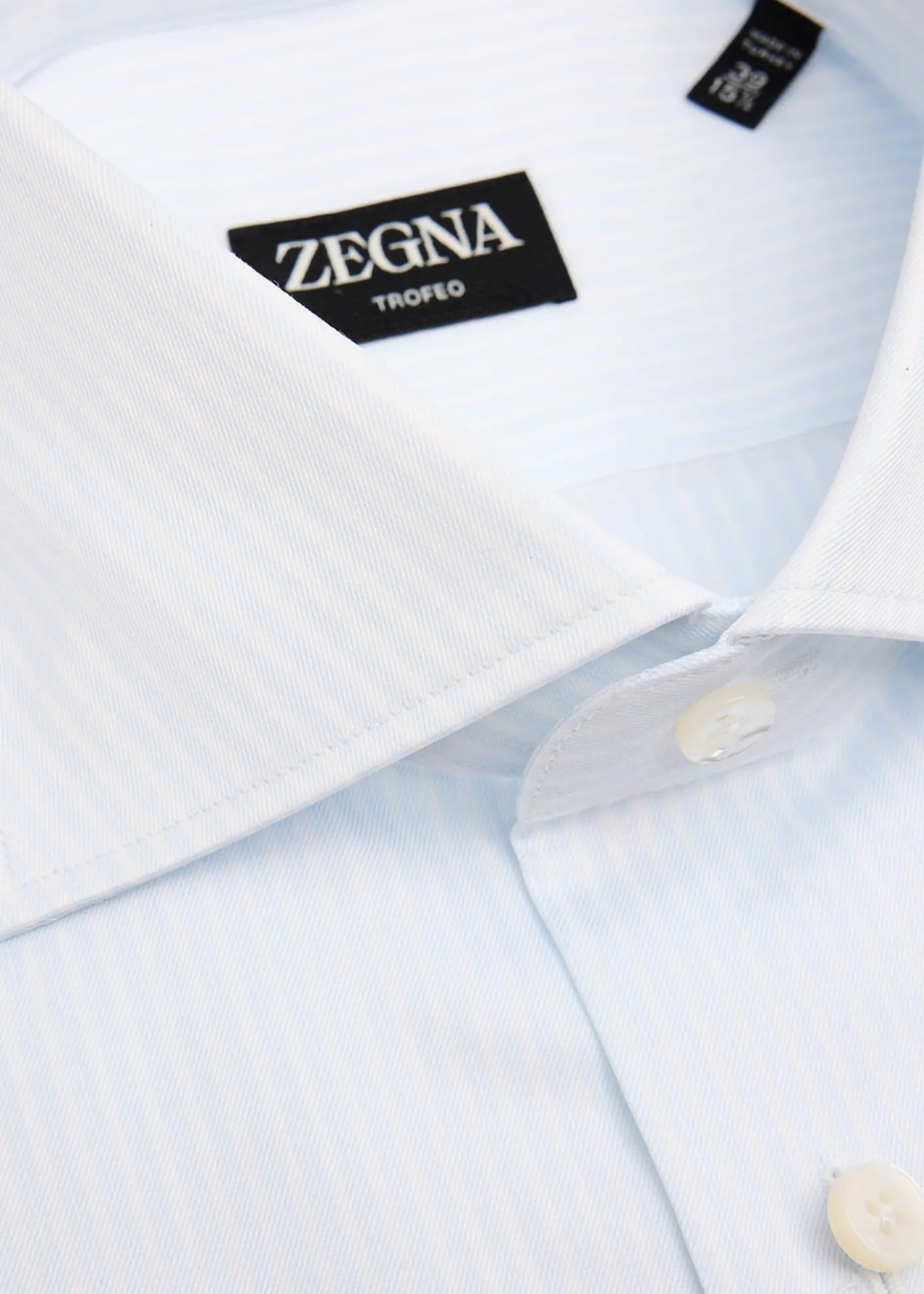 ZEGNAMen's Tonal Stripe Trofeo Cotton Dress Shirt
