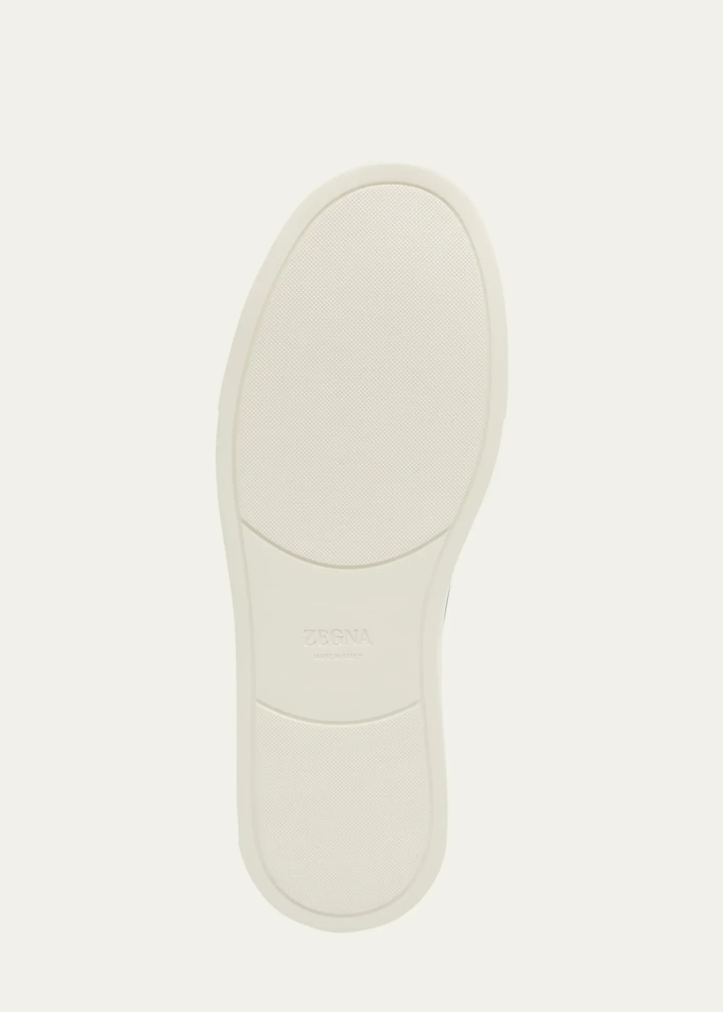 ZEGNAMen's Triple Stitch Leather and Suede Sneakers
