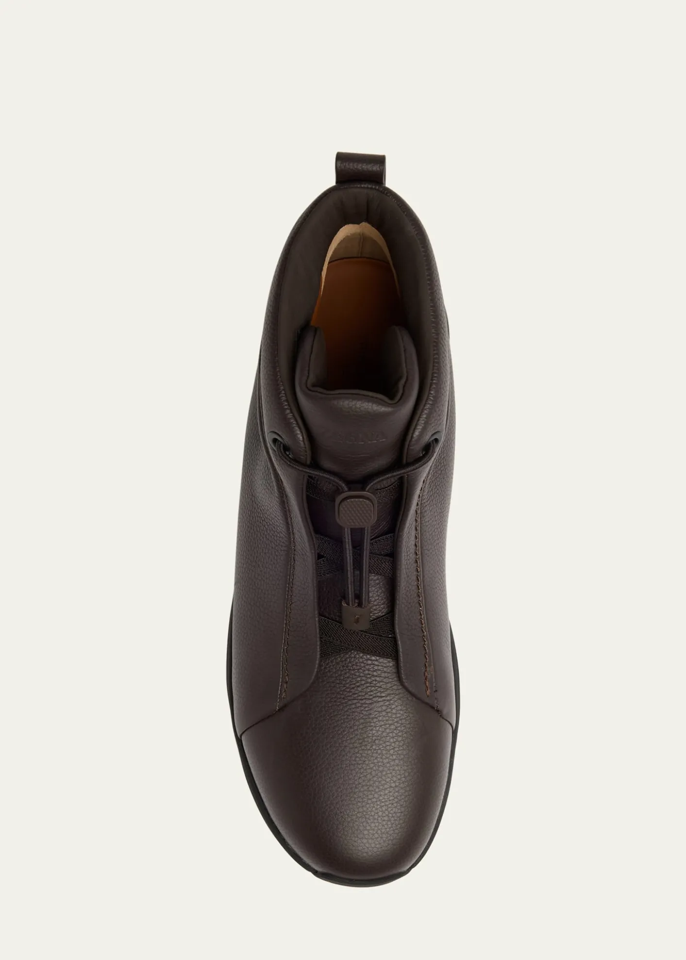 ZEGNAMen's Triple Stitch™ Vetta Grained Leather Sneaker Boots