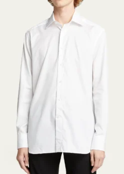 ZEGNAMen's Trofeo Solid Regular-Fit Dress Shirt