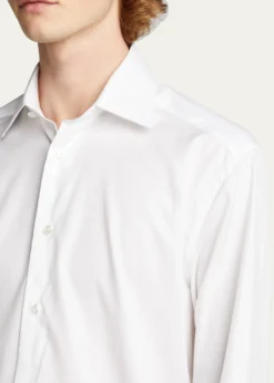 ZEGNAMen's Trofeo Solid Regular-Fit Dress Shirt