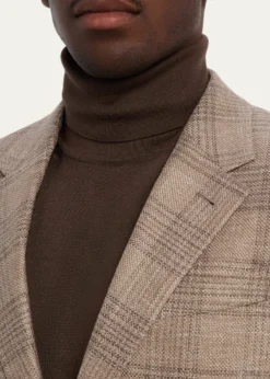 ZEGNAMen's Winter Crossover Large Plaid Sport Coat