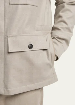 ZEGNAMen's Wool Field Jacket
