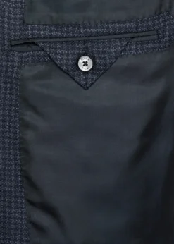 ZEGNAMen's Woven Houndstooth Single-Breasted Sport Coat