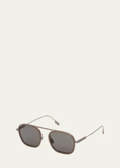 ZEGNAOrizzonte I Titanium Aviator Sunglasses