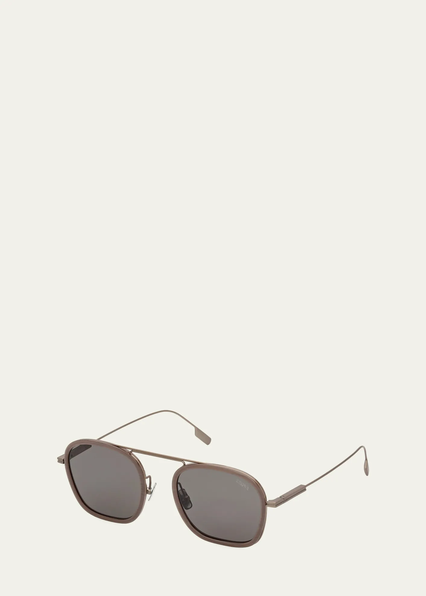 ZEGNAOrizzonte I Titanium Aviator Sunglasses