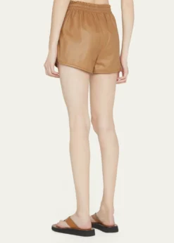 ZEYNEP ARCAYLeather Jogger Shorts