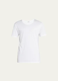 ZimmerliMen's Sea Island Scoop Neck T-Shirt